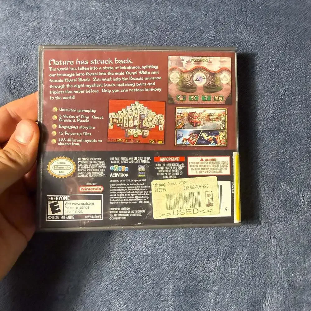 Mah Jong Quest: Expeditions for Nintendo DS